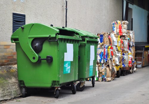 Recycling facilities processing demolition waste in Kings Cross