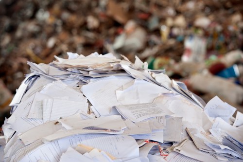 Recycling construction materials at Kings Cross